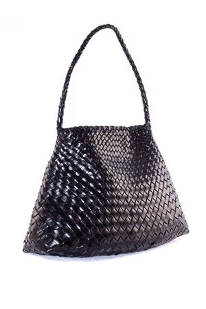 Borsa Santa Maria Mini S. Croce in pelle nera DRAGON DIFFUSION | 8700BLACK